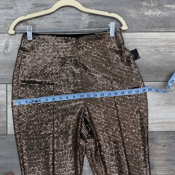 Dance Inc. Gold Sparkle Sequin Pants Sz S-M for Gorgeous Night Out Special Event - Picture 14 of 16